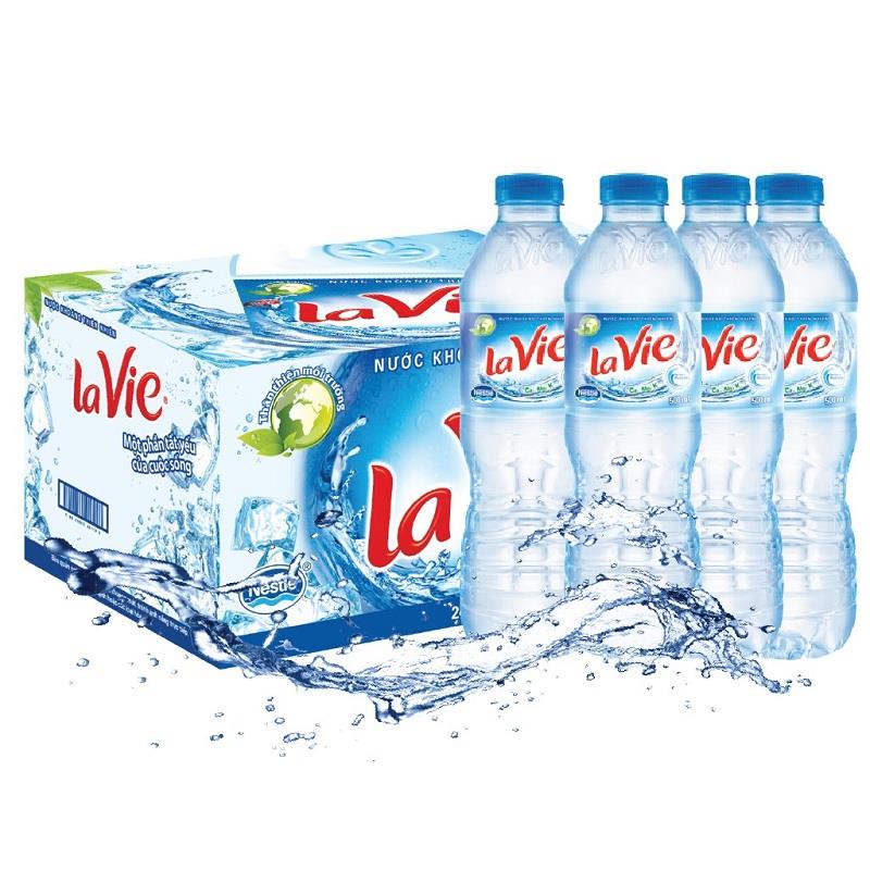 Chai LaVie 500ml, Thùng Nước LaVie 500ml (24 Chai / Thùng)