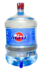 Nước tinh khiết Miru bình 18,9L có vòi